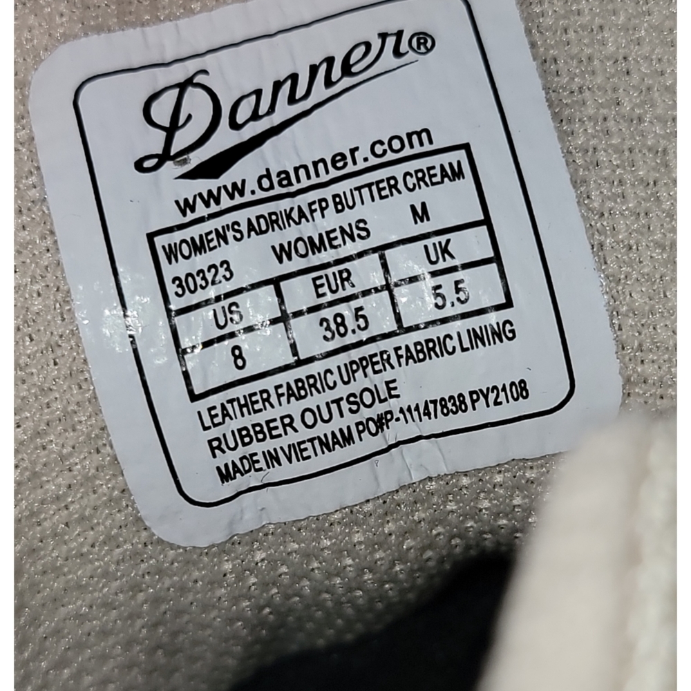 Danner FP Movement Adrika Etched Hiker Boots Butter Cream - Picture 6 of 12